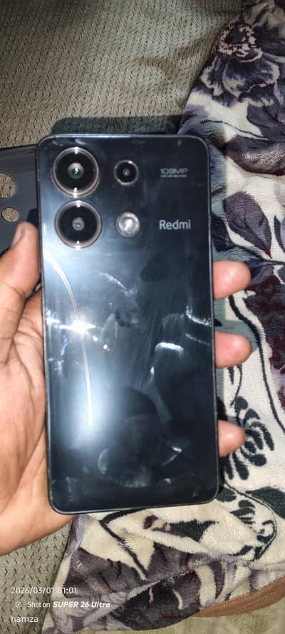 redmi note 13 8 256 gb wala he bas fingar fell he baki sab ok he