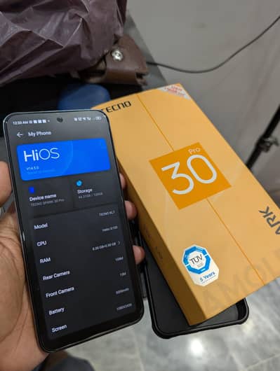 Tecno spark 30 pro 8 month warranty