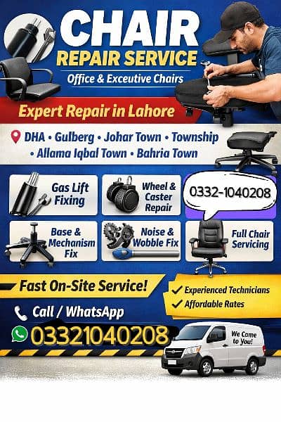 Revolving Chair Repair Office Chair Repair Staff Chair Repair Base