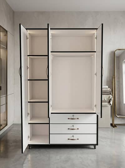 New 3 door Luxury  cupboard  / Almari  / Wardrobe stylesh Look