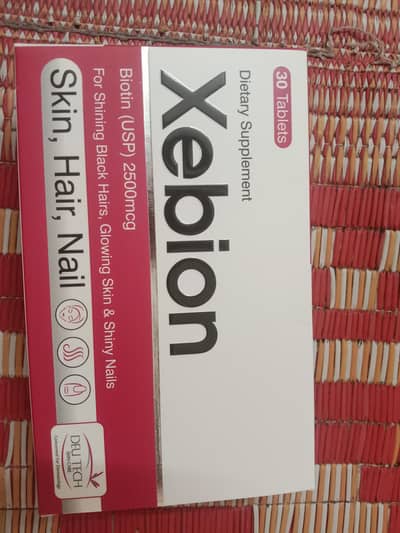 xebion tablets (biotin) 2500 mcg  6packs