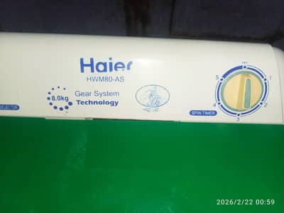 Haier washing machine twin tub model number HWM-80AS
