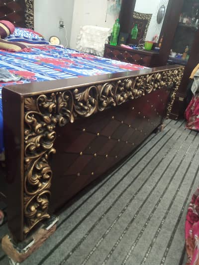 wooden Bed,Dressing,Showcase