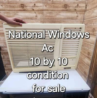 National window AC 1.5 ton 10 by 10 condition