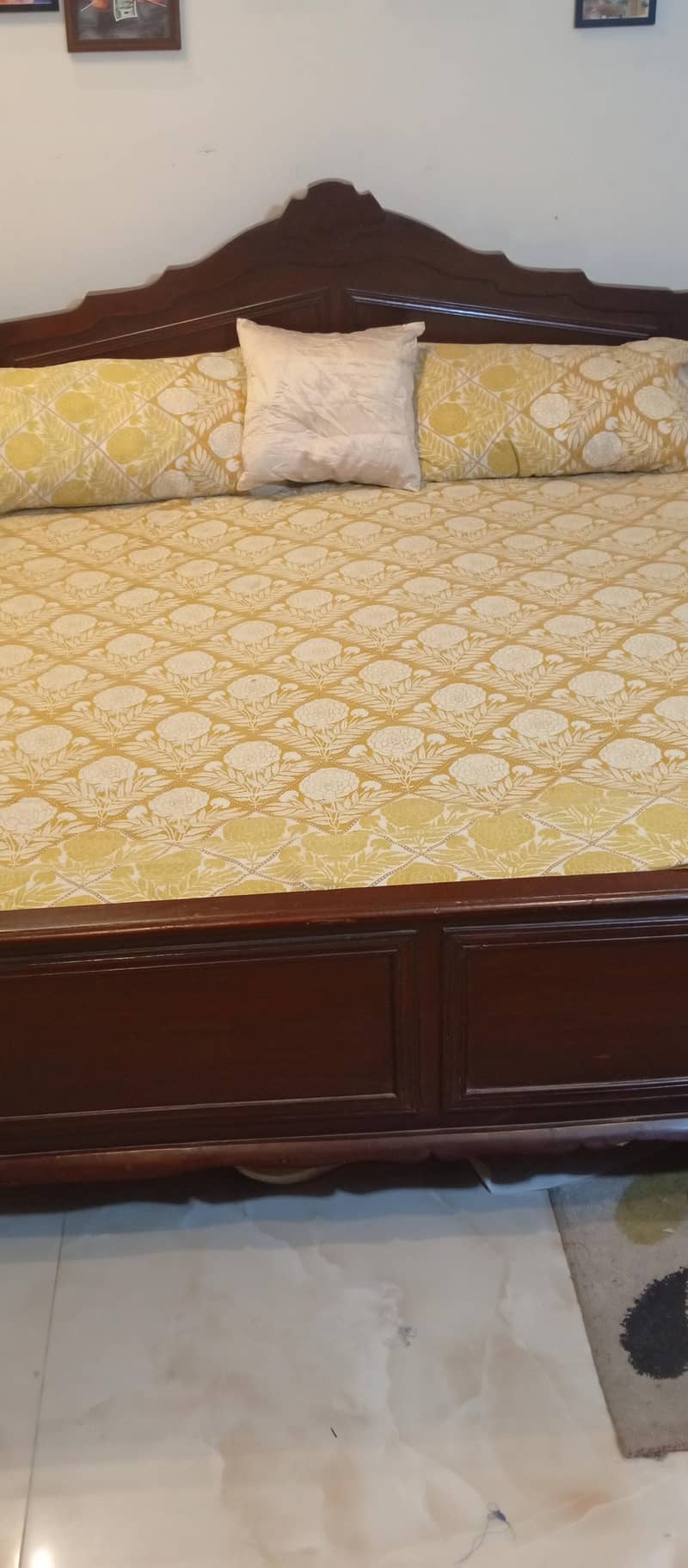 sheesham wood solid bed 2