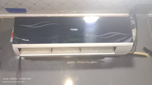 Haier 1 ton genuine condition running condition ma ha gas mojod ha