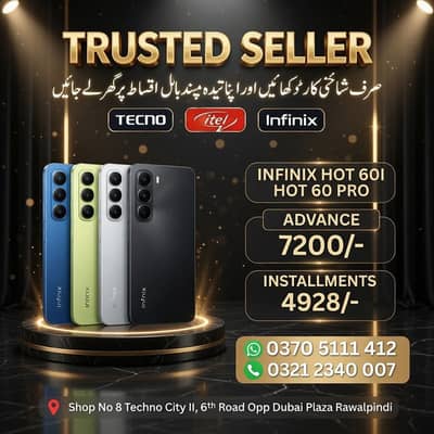 Infinix Hot 60i On Easy Installment 100% Halal
