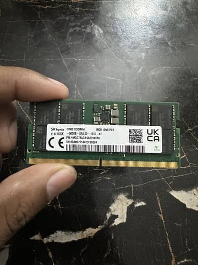 16gb DDR5 5600mhz laptop pulled ram, excellent condition