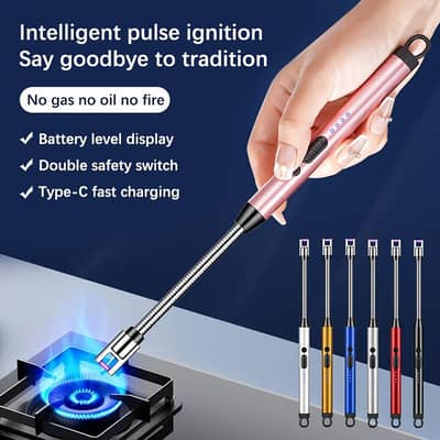 USB Rechargeable Arc Lighter For Charcoal Grills And Gas Stoves