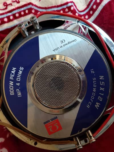 Car 4 channel amplifier and Double subwoofer  coils