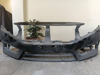 civic x front bumper genuine