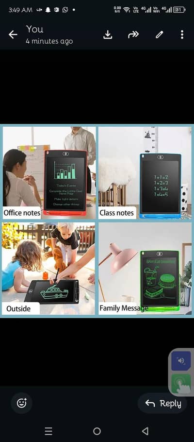 writing drawing tablet