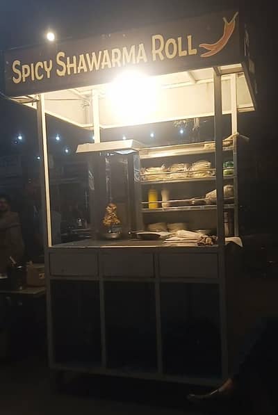 spicy shawarma stall for sale