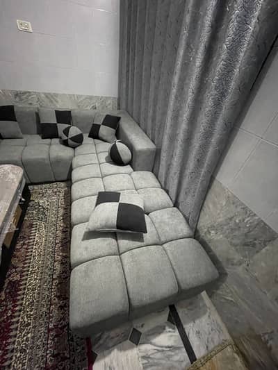 7 Seater L-Shape Sofa