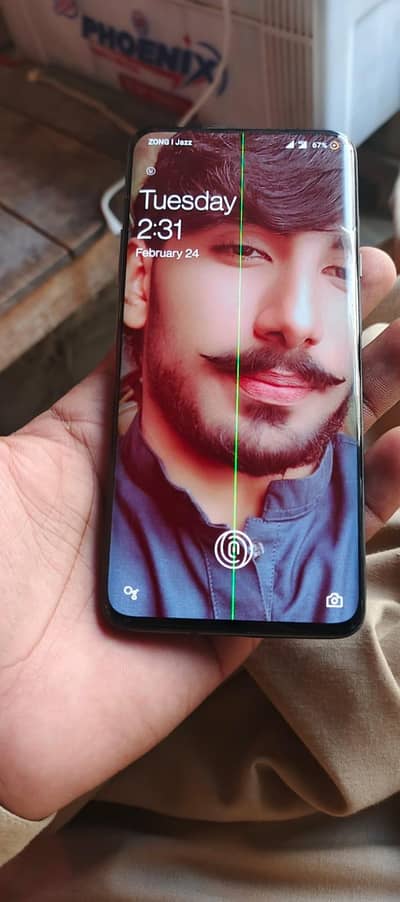 one plus 7pro touch line only Baki all ok hai