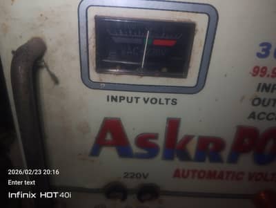 askr power stabilizer 3500watt