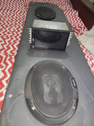 LCD with speakers All ok slightly used for sale