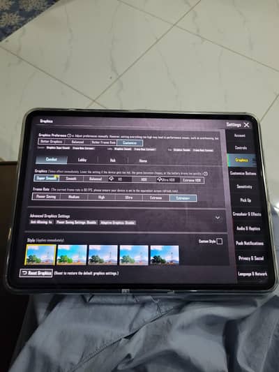 Oppo pad 3  8/128GB pubg 90 fps