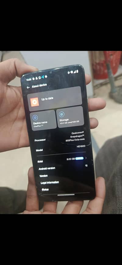 OnePlus 7t sanpdragon 855+