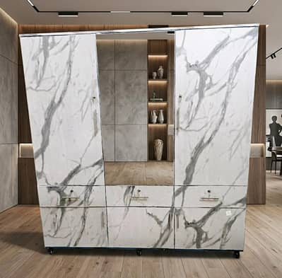 6 by 6  Luxury  Wardrobe / Almari  / cupboard  with mirror