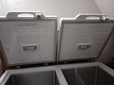 Only 2 month use . double door fridge and freezer. modlle pel 135