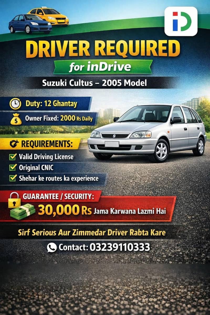 Need Driver for Indrive 0