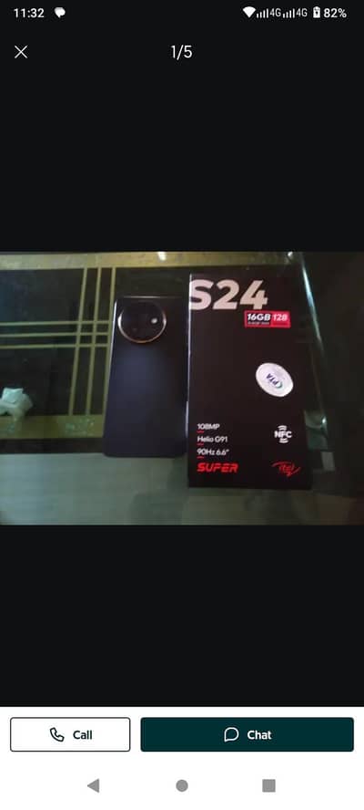 itel s24 in resenable price with 2 month warranty