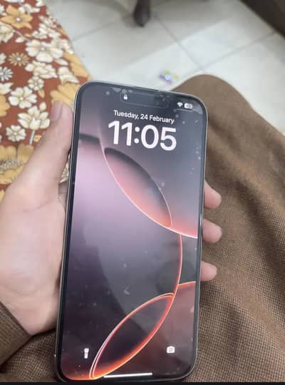 Iphone 15 pro max non pta JV 256 GB Natural titanium battery health 87