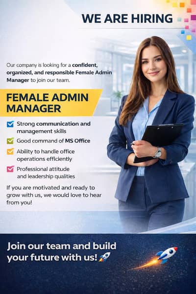 Female Admin Required