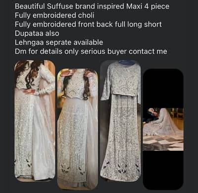 suffuse Inspired reception wear maxi