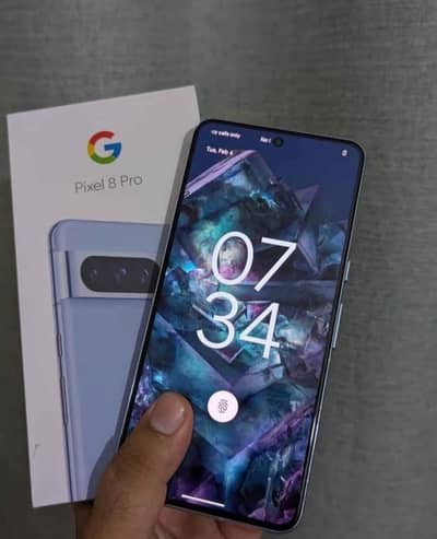 Google pixel 8 Pro PTA approved 12/256 complete Box urgent sale