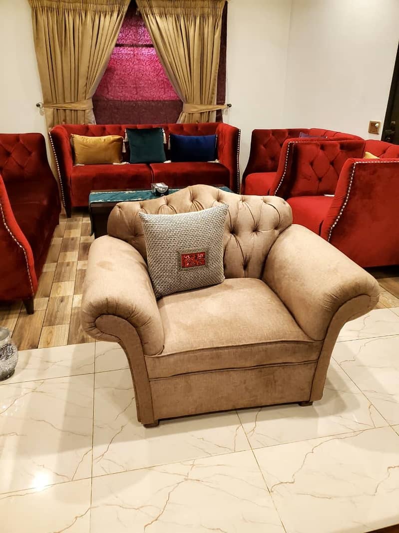 Sofa set almost new 3