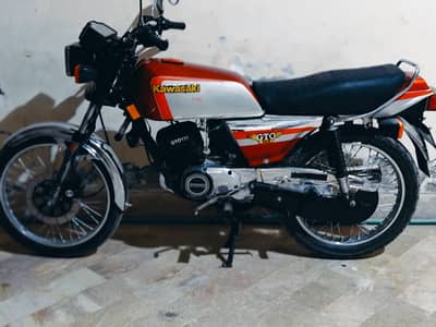 Kawasaki GTO 125 for sale 03/18/63/92/6/42 model 1991 Lahore register