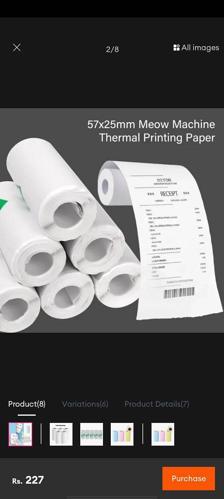 Mini thermal printer 2