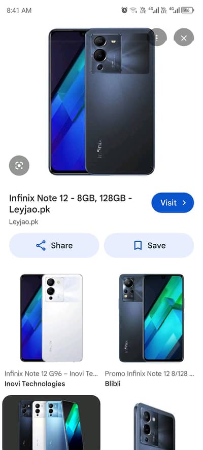 infinix note 12 8 128