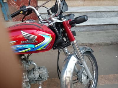 honda cd 70 2023 model like new bike