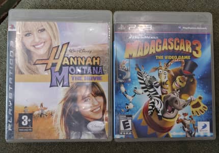 Madagascar 3 & Hannah Montana PS3