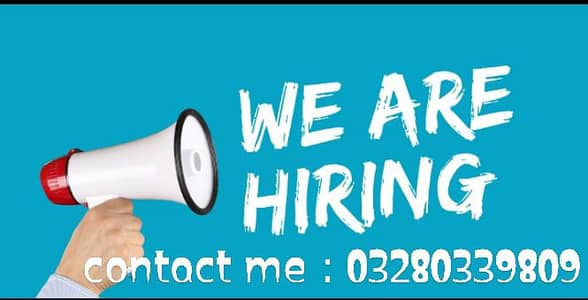 Job opertunity for girls only , contact 03280339809