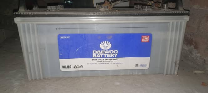 Daewoo DIB 180 - 2 Old Batteries