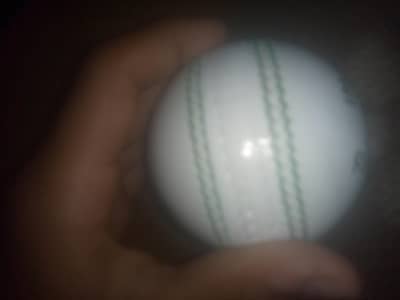 white leather ball