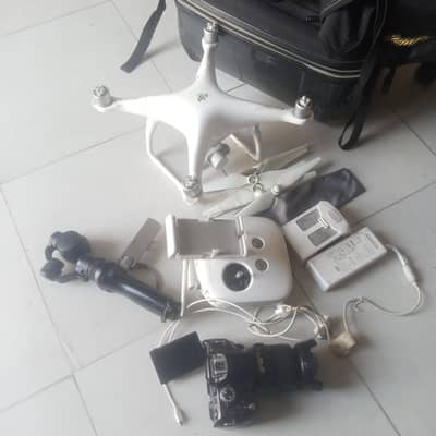 drawn phantom 4K gimbal Nikon 5200 with bag with mukammal sasarie