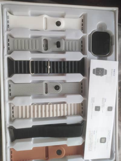 Smart Watch for Sale – 7 Straps + Wireless Charger