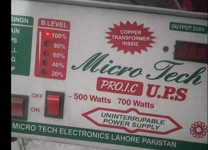 micro tech ups 500-700 watt's