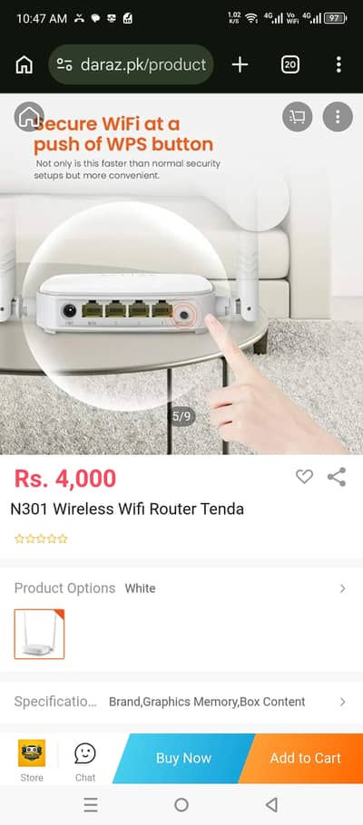 Tenda Router N301 only 1 day used