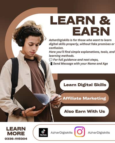 Learn Digital Skills & Earn With Us
