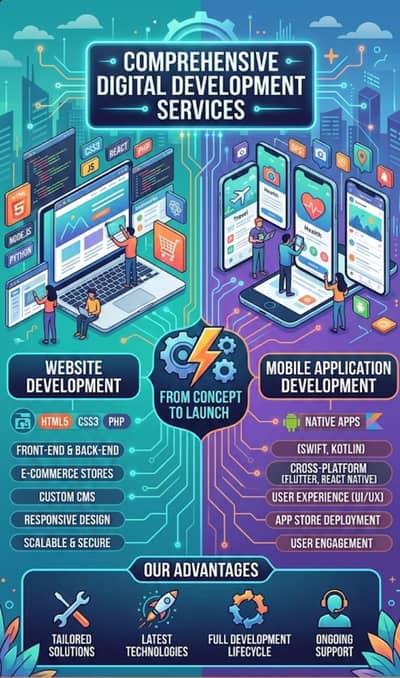 Professional Website & Mobile Application Development Services