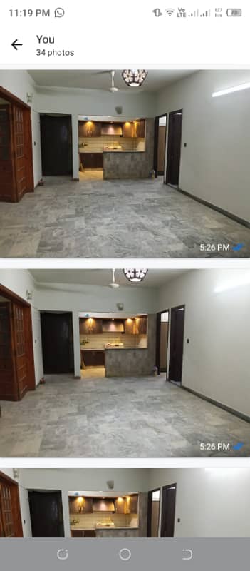3 bed DD flat 2nd floor 1500 sqrfet in DHA phase 5 khadda market shahBaz BaLoch 0322.5996882