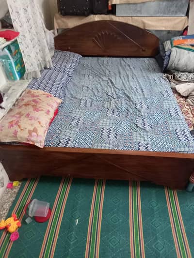 double bed with molt foam