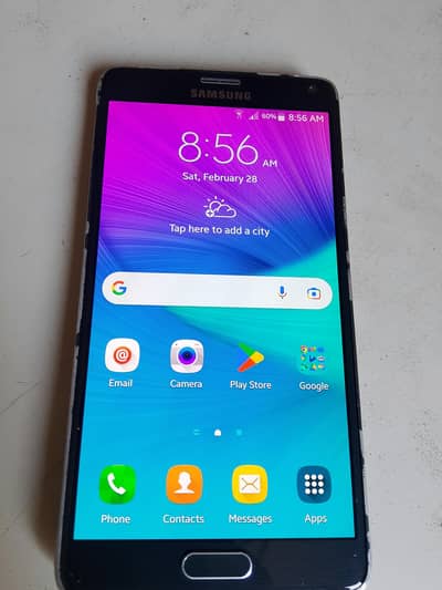 Samsung Galaxy Note 4.