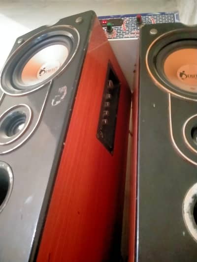 I am sailing woofer with double amplifier